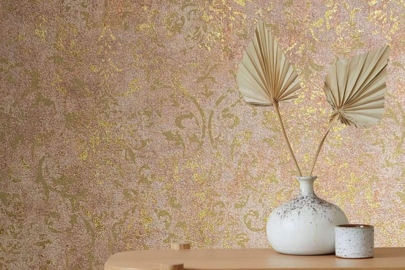 Vliestapete 34295 Barock Muster Braun Gold Marburg