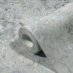 Vliestapete 34294 Barock Muster Grau Silber Marburg