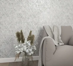Vliestapete 34292 Barock Muster Grau Gold Marburg