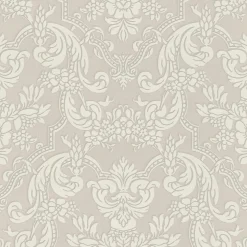 Vliestapete Barock Ornament grau weiß Rasch 570625