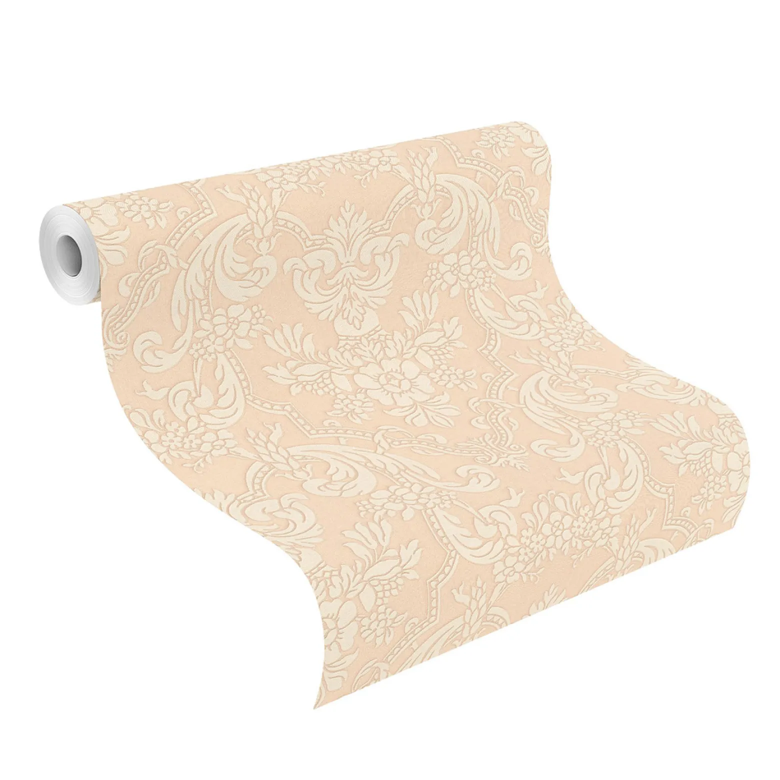 Vliestapete Barock Ornament rosé Glanz Rasch 570601
