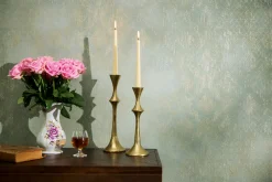 Vliestapete Barock Used-Look Grün Gold Metallic 78672-5