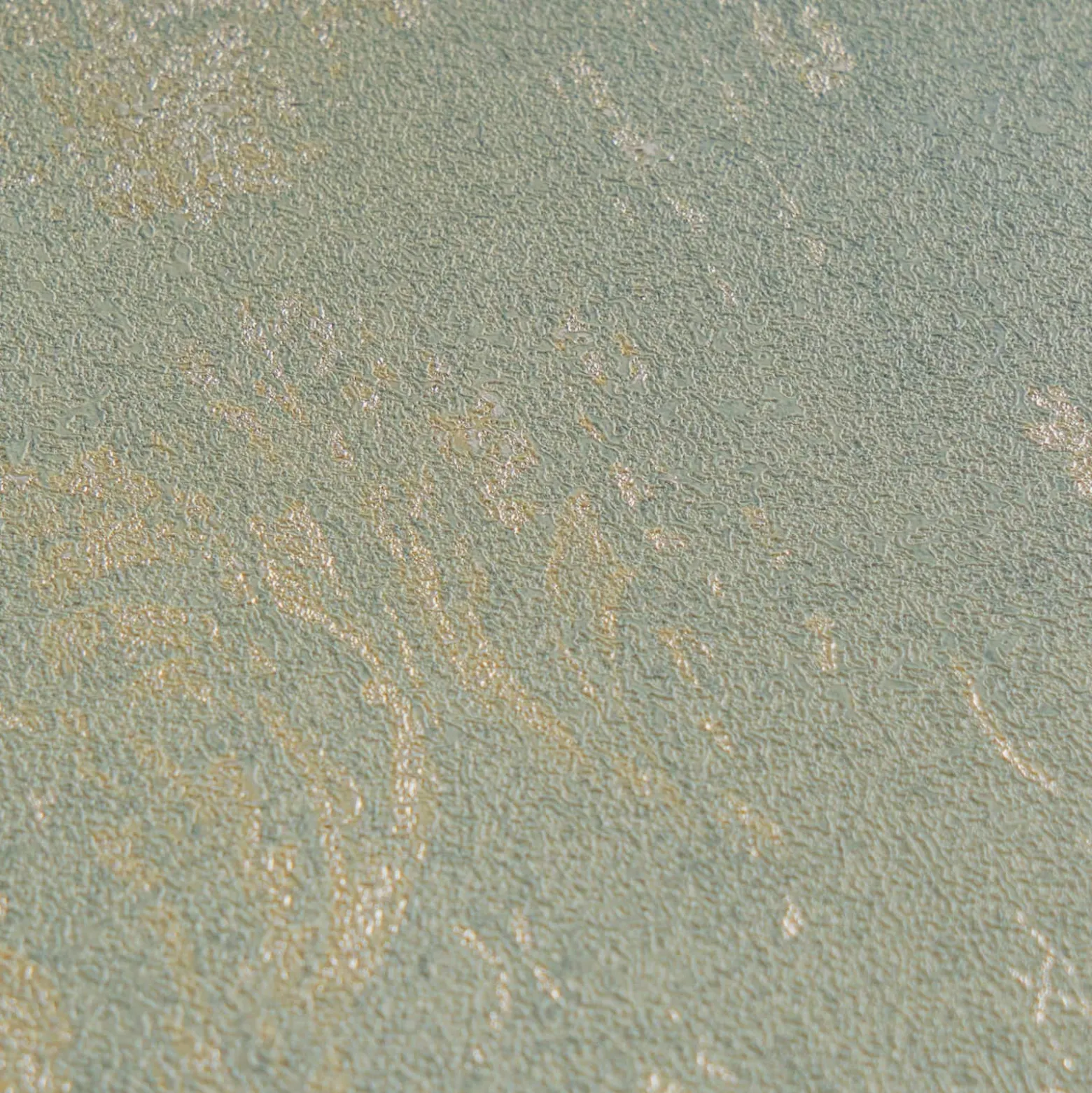 Vliestapete Barock Used-Look Grün Gold Metallic 78672-5