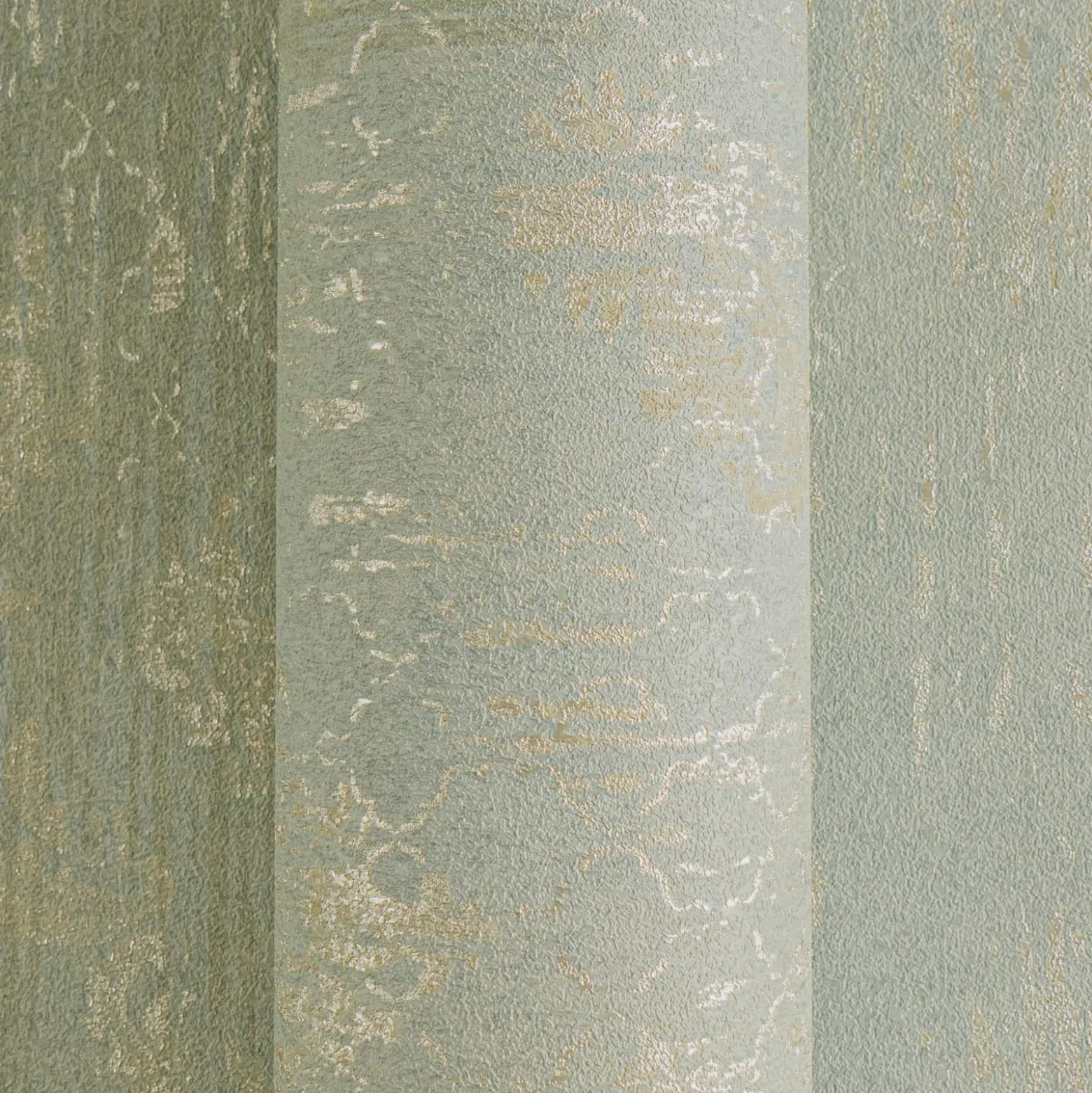 Vliestapete Barock Used-Look Grün Gold Metallic 78672-5