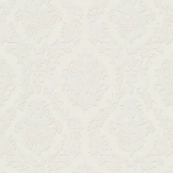 Vliestapete BarockWeiß Creme Metallic 10288-14