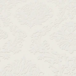Vliestapete BarockWeiß Creme Metallic 10288-14