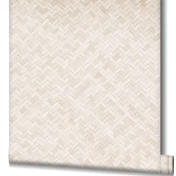 Vliestapete Bast Holz Rattan beige 33333