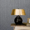 Vliestapete Bast-Optik Metallic grau silber 32808