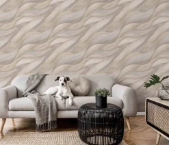 Vliestapete Beige Blattmotiv 10257-02 Erismann