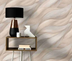 Vliestapete Beige Blattmotiv 10257-02 Erismann