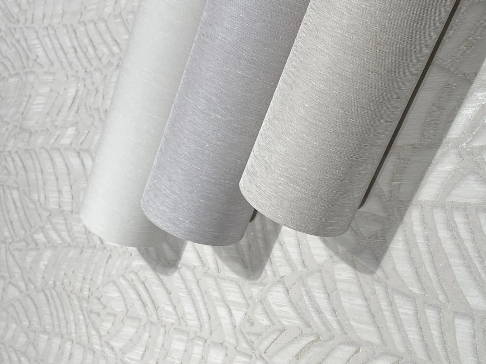 Vliestapete Beige Grau Blatt Muster Marburg 32973