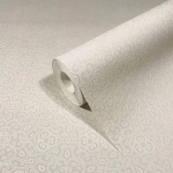 Vliestapete Beige Perlmutt Ornamente Marburg 32968