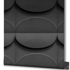 Vliestapete Betonoptik 3D Effekt Grafik Schwarz Grau 34486