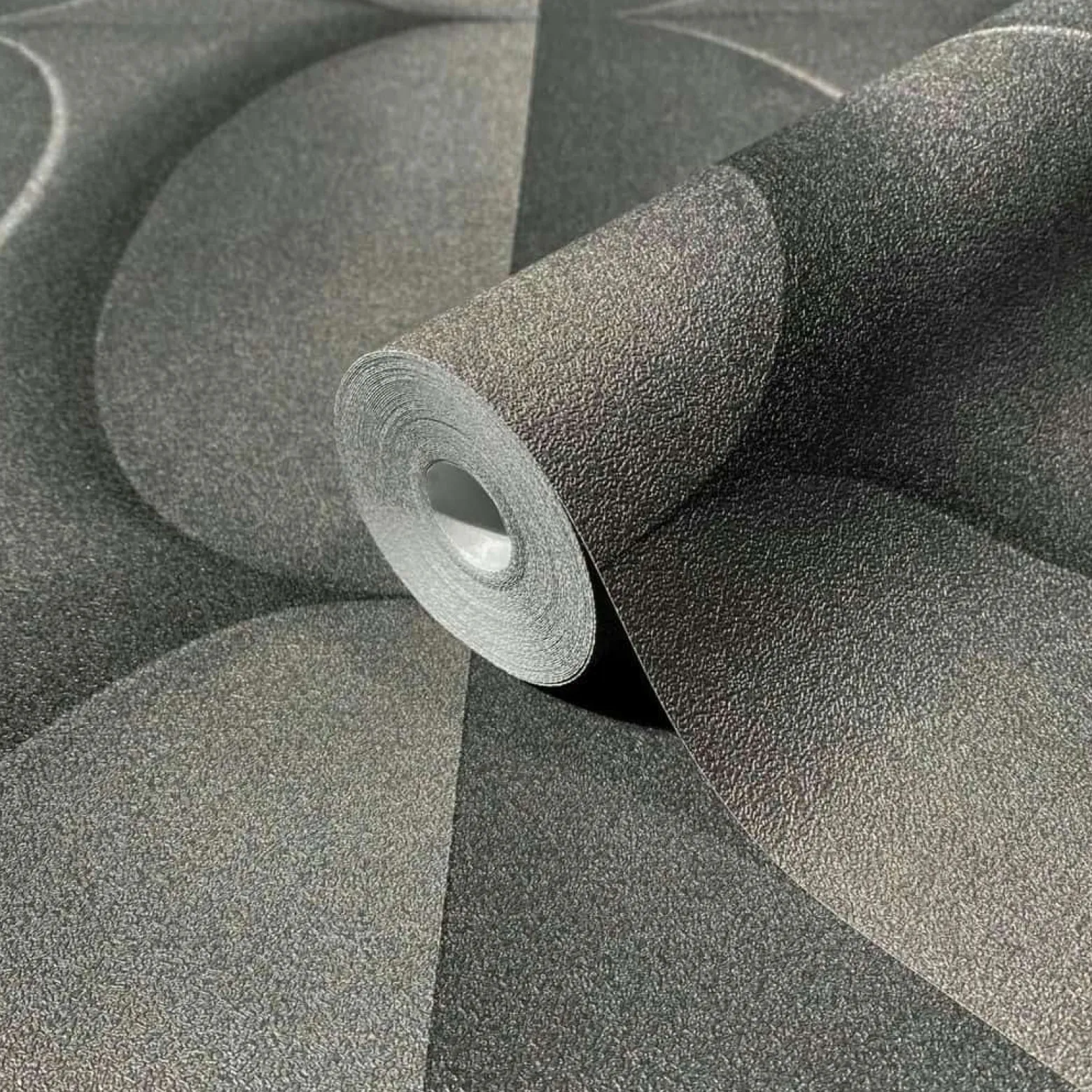 Vliestapete Betonoptik 3D Effekt Grafik Schwarz Grau 34486