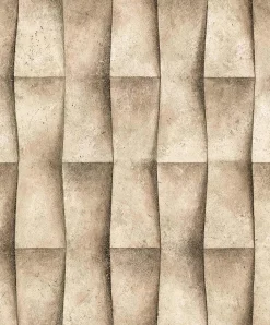 Vliestapete Betonoptik Grafik Beige Grau 81648