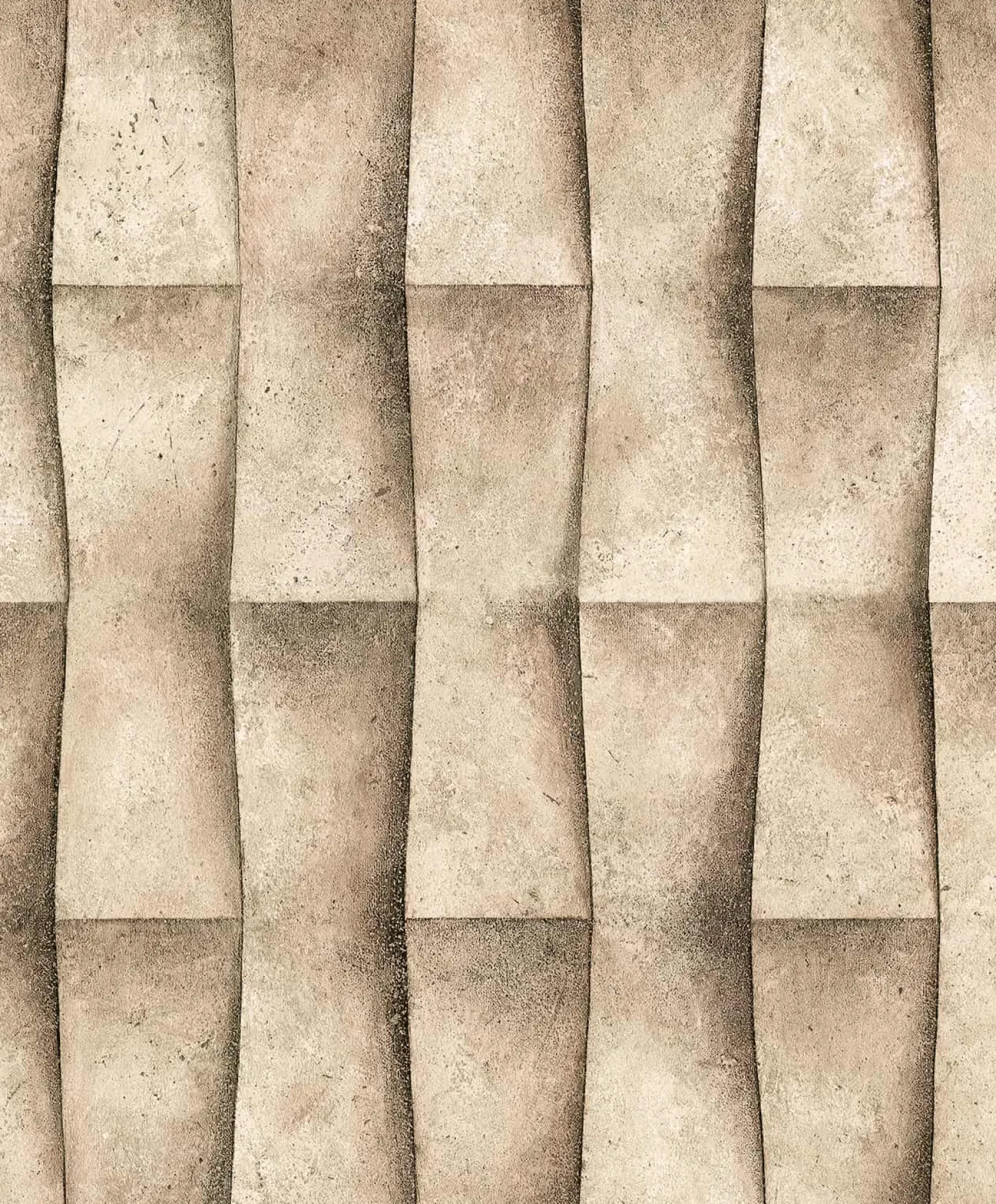 Vliestapete Betonoptik Grafik Beige Grau 81648