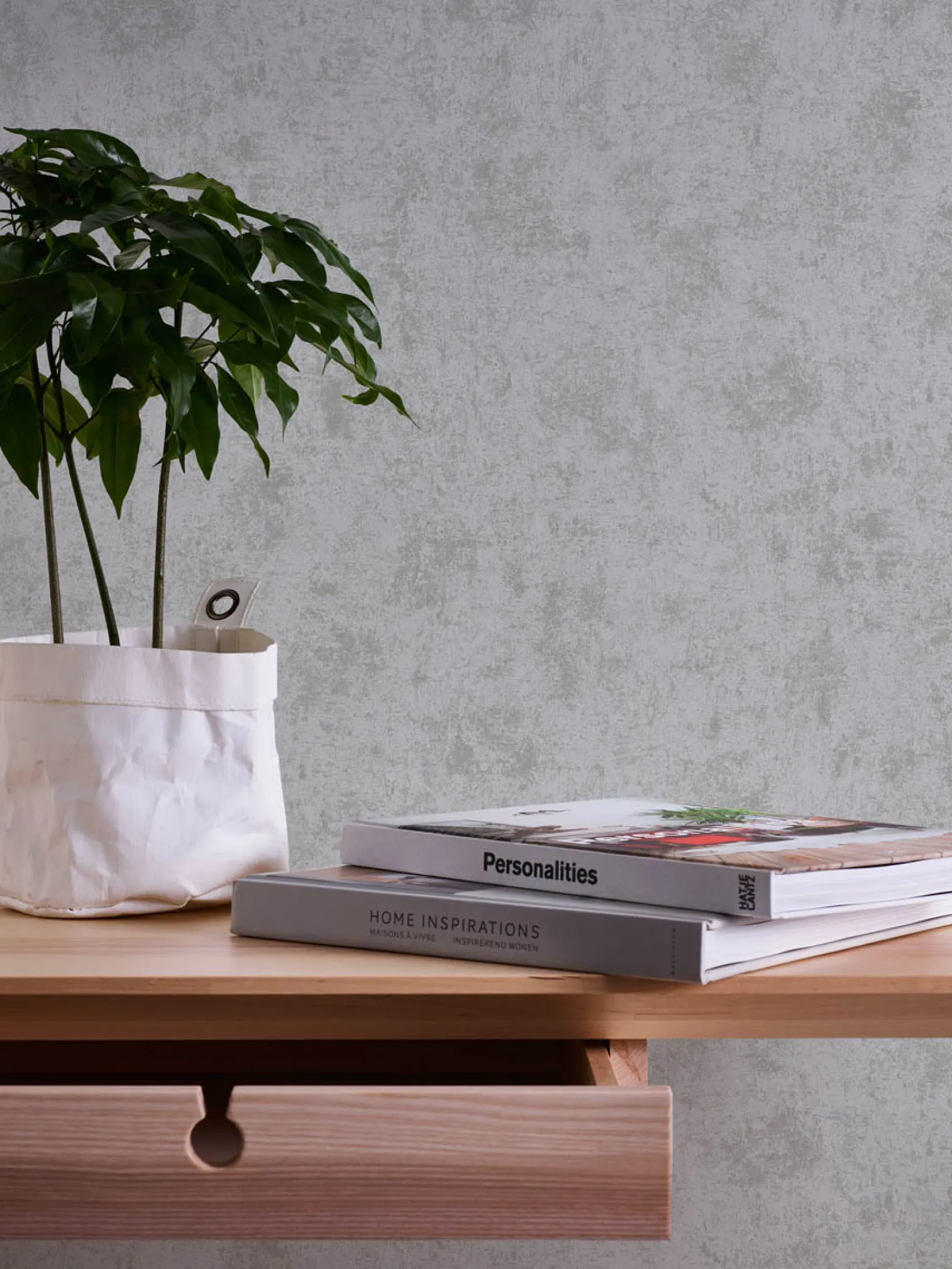 Vliestapete Beton Optik Hellgrau Silber Metallic 38969-3