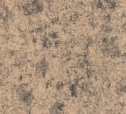 Vliestapete Beton Optik Schwarz Kupfer Metallic 38969-4