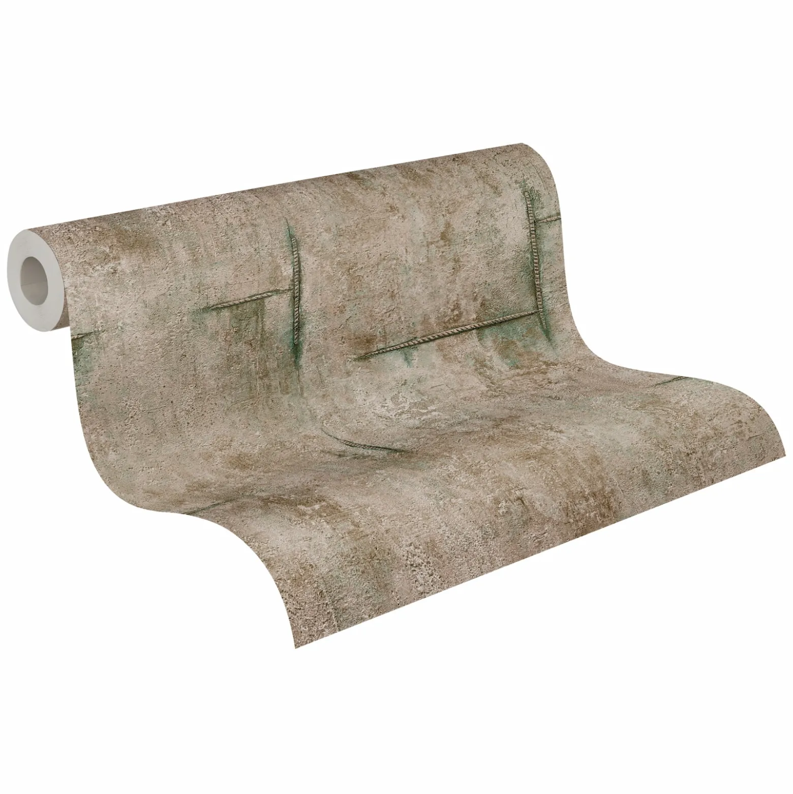Vliestapete Betonoptik Shabby Beige Metallic 79085-4