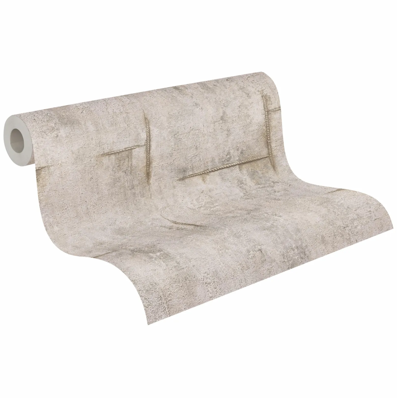 Vliestapete Betonoptik Shabby Grau Metallic 79085-3