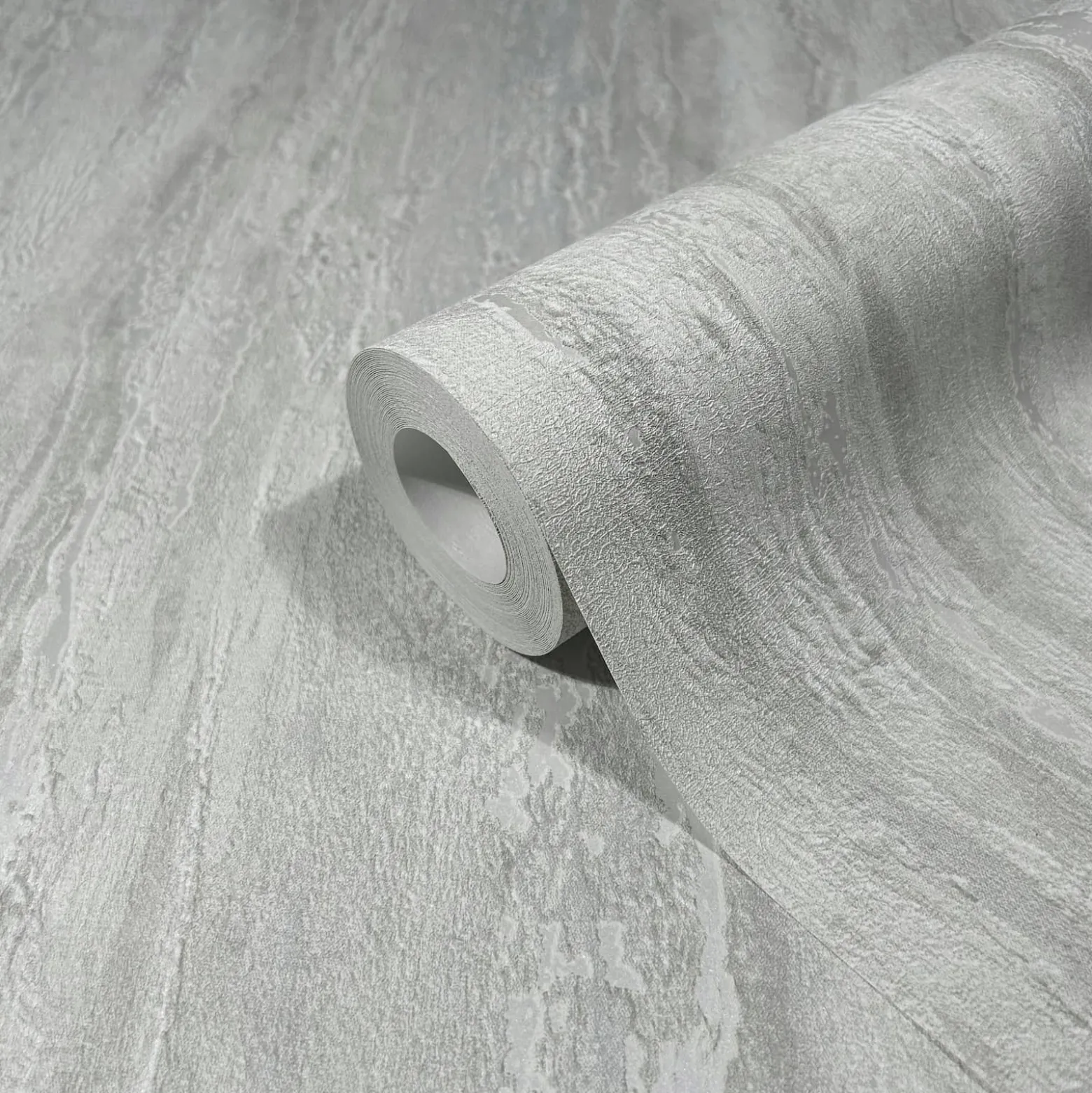 Vliestapete Betonoptik Shabby Grau Creme Glanz 35155