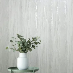Vliestapete Betonoptik Shabby Weiß Grau Glanz 35153