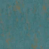 Vliestapete Betonoptik Shabby Türkis Gold Metallic 35164