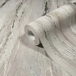 Vliestapete Betonoptik Shabby Beige Grau Metallic 35157