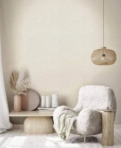 Vliestapete Betonoptik Struktur Wand Creme Beige 33367