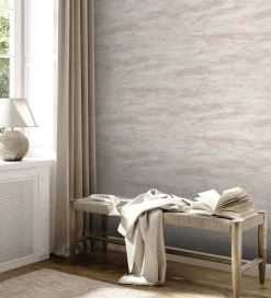 Vliestapete Beton Optik Weiß Beige Silber Metallic 39041-1