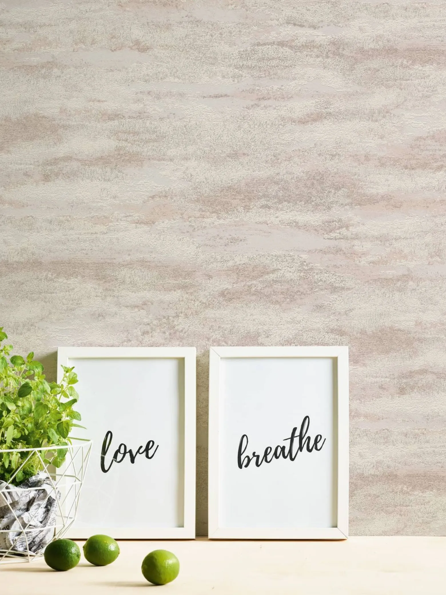 Vliestapete Beton Optik Weiß Beige Silber Metallic 39041-1