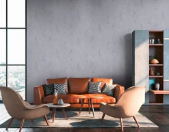Vliestapete Beton-Struktur blau-grau 37903-6