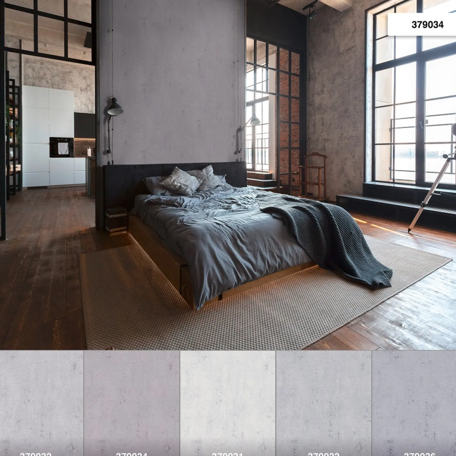 Vliestapete Beton-Struktur grau braun 37903-4