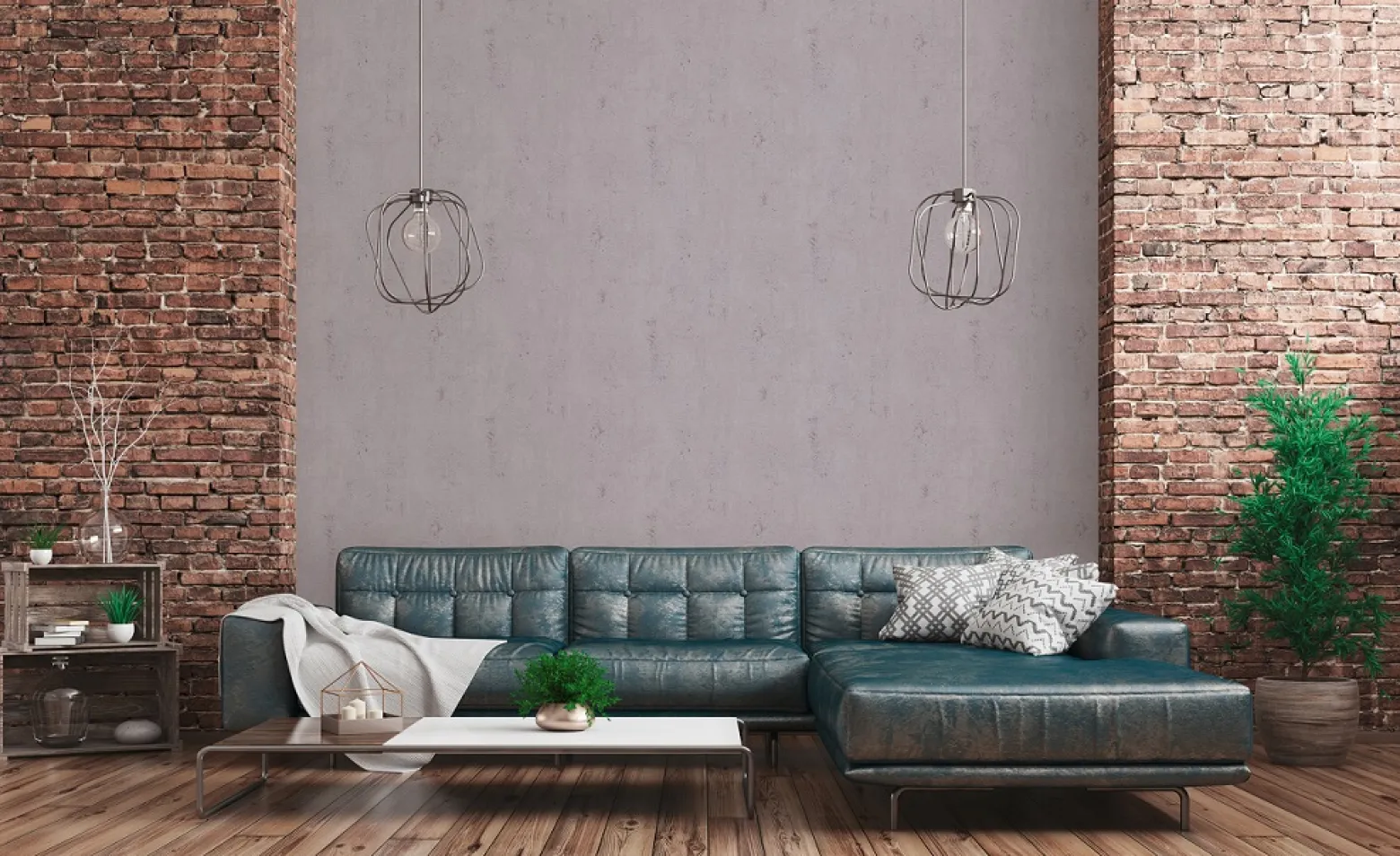 Vliestapete Beton-Struktur grau braun 37903-4