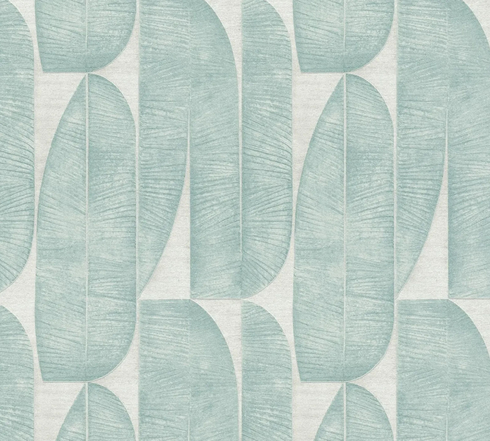 Vliestapete Blattmuster Abstrakt Blau Grau 39658-5