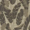 Vliestapete Blattmuster Beige Schwarz Gold Metallic 39502-4