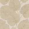 Vliestapete Blattmuster Creme Beige Gold Metallic A63504