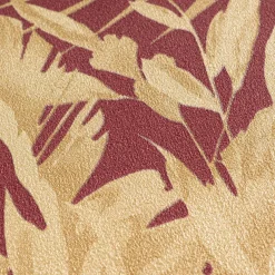 Vliestapete Blattmuster Dschungel Rot Beige 79063-5