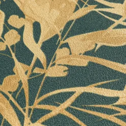 Vliestapete Blattmuster Dschungel Petrol Beige 79063-6