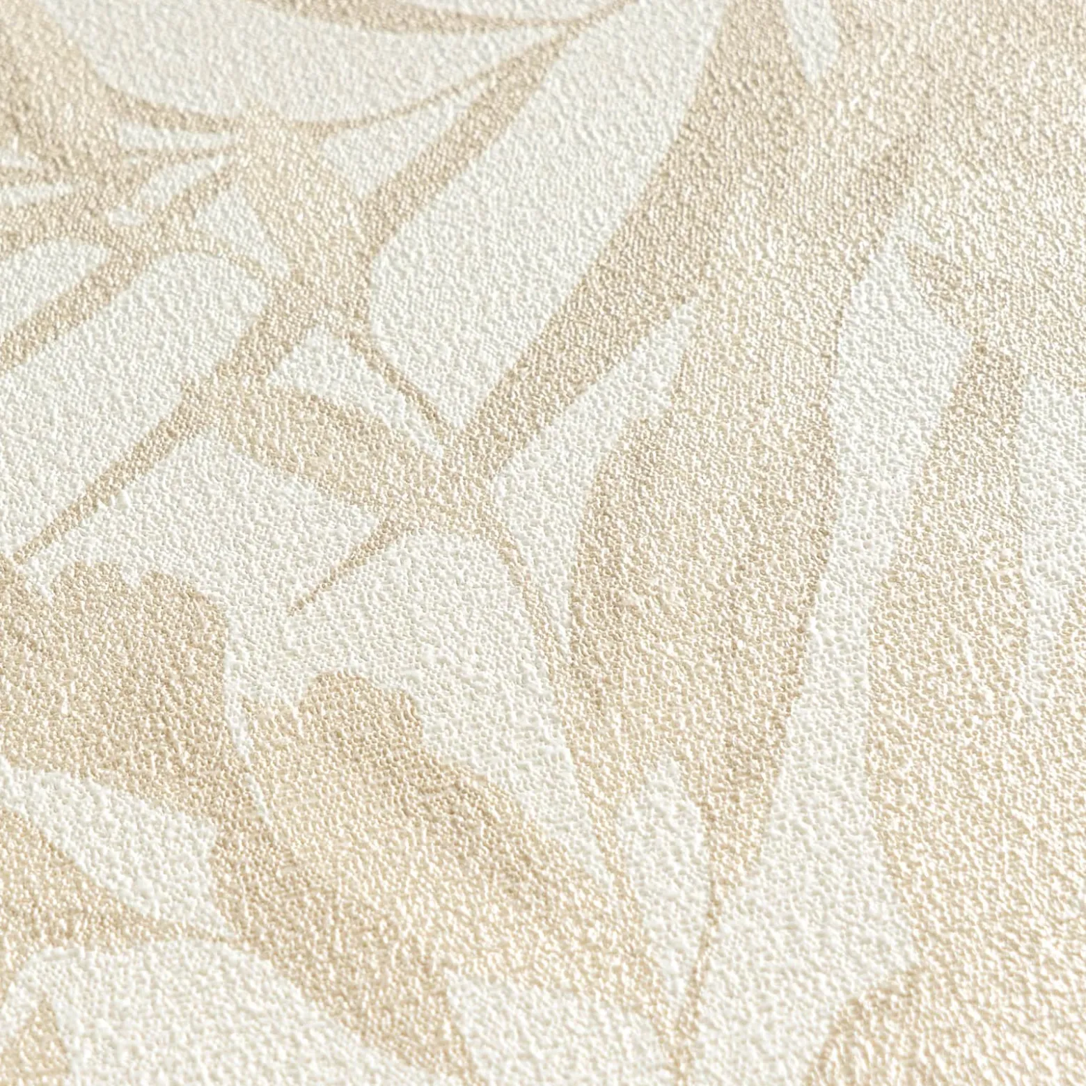 Vliestapete Blattmuster Dschungel Creme Beige 79063-1