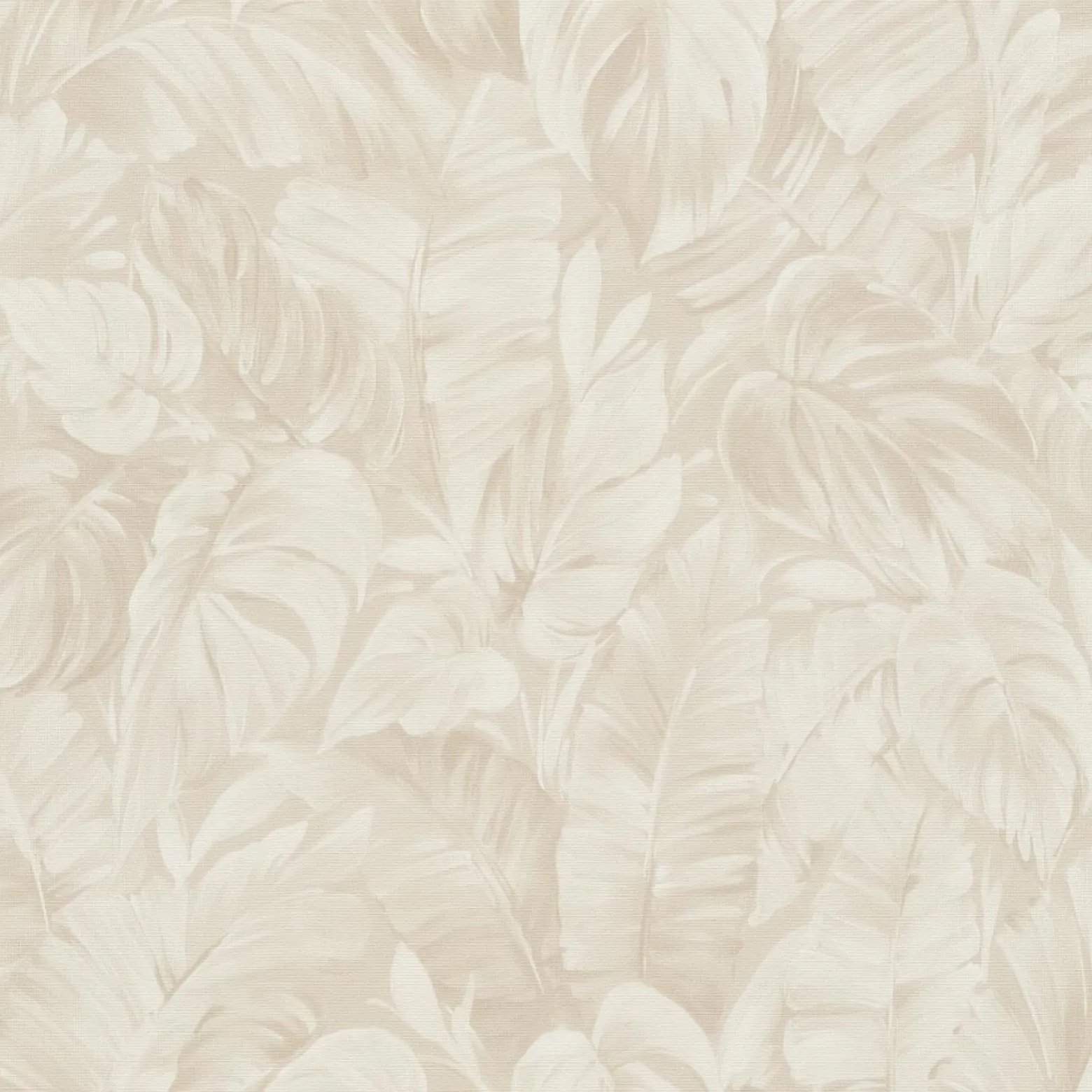 Vliestapete Blattmuster Dschungel Beige Creme 10416-02