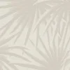 Vliestapete Blattmuster Dschungel Grau Creme 39338-1