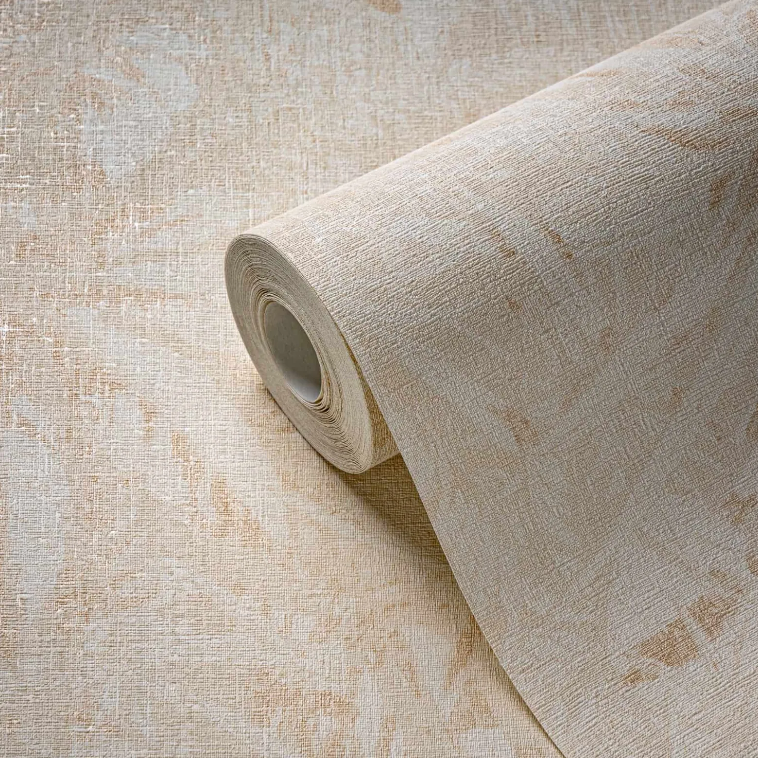 Vliestapete Blattmuster Gelb Creme Gold Metallic 39560-2