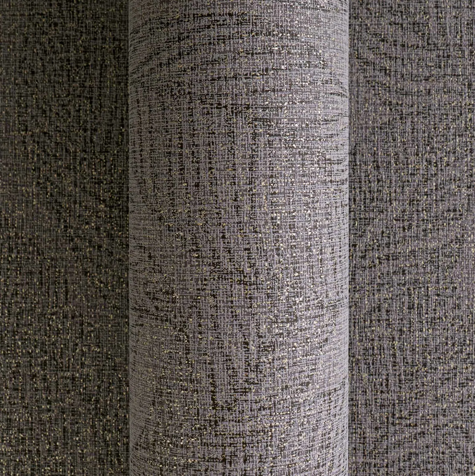 Vliestapete Blattmuster Tropen Grau Metallic 79064-5