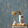 Vliestapete Blau Metallic Putz Optik 10273-08 Erismann