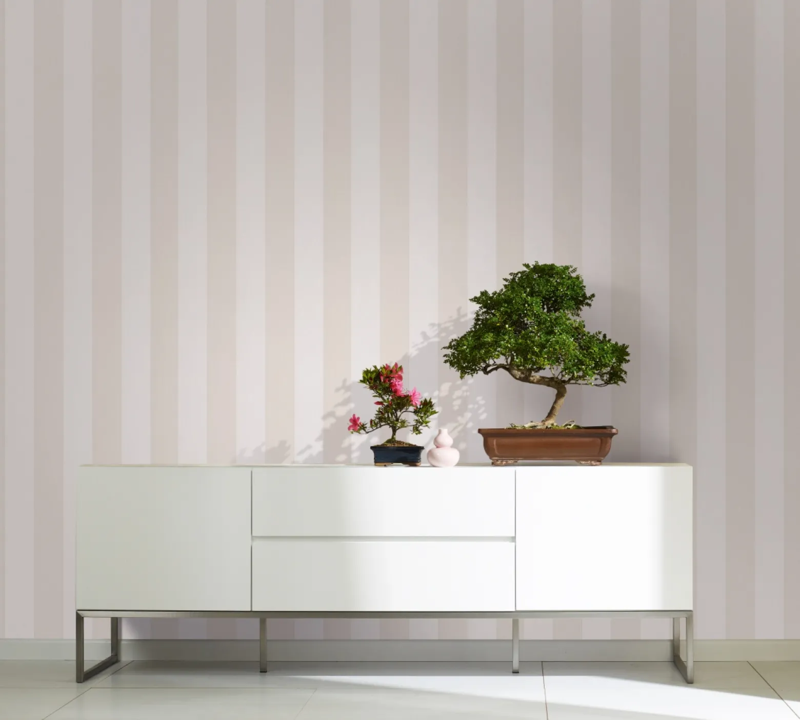 Vliestapete Blockstreifen beige weiß Hailey 82260