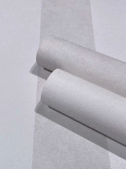 Vliestapete Block Streifen Beige Grau Creme Glitzer 34412
