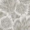 Vliestapete Blätter Abstrakt Braun Grau Metallic 10402-37