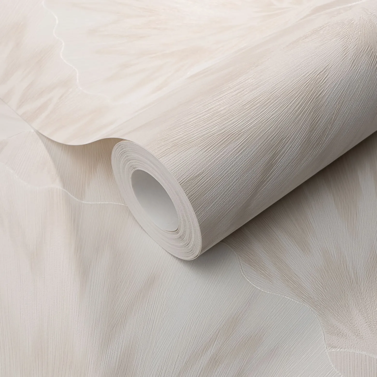 Vliestapete Blätter Abstrakt Creme Beige Metallic 10402-14