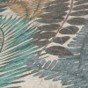 Vliestapete Blätter Aquarell Grau Bunt 39347-1